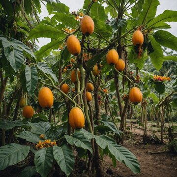 orange tree with fruits