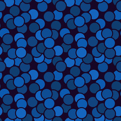 Polka dot ornament. Repeated circles seamless pattern. Modern stile geometric background. Geo motif surface print. Bold trendy design contemporary abstract wallpaper. Vector illustration