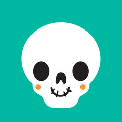 Happy Halloween Skull Icon