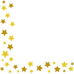Corner Decoration with Glittering Stars