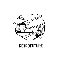 retrofuture city