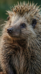 Fototapeta premium Close-up portrait of a porcupine