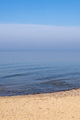 Scenic Baltic Sea beach in Zelenogradsk, Russia