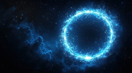 Celestial Ring: A Cosmic Portal of Energy and Light