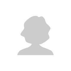 Vector flat illustration. Human icon. Avatar, user profile, human icon, profile picture. Suitable for social media profiles, icons, splash screens and as a template. Business concept.