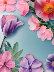 A collection of elegant floral clip art