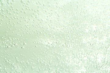 Refreshing soda water as background, closeup view