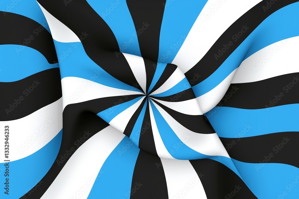 Poster the dynamic interplay of blue and black hues in an abstract swirl background produces a mesmerizing 