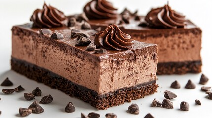 chocolate cake on a plate