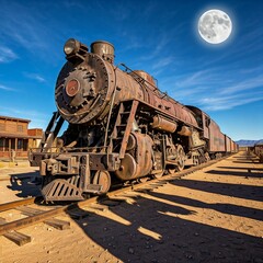 Naklejka premium station transportion