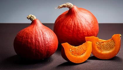 Obraz premium hokkaido pumpkin or red kuri squash