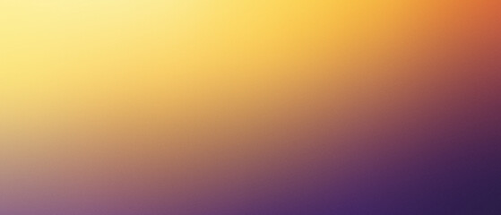 Obraz premium Gradient background with warm yellow and purple hues, smooth color transition, abstract design for digital art, web graphics, and marketing materials.