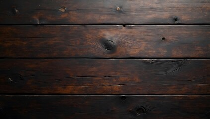 Charred Wood Planks with Deep Brown and Black Tones