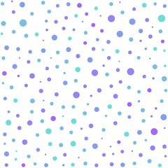 Polka dots background pattern abstract random round shapes