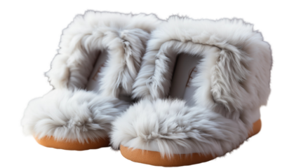 Fluffy Winter Slippers Warm Faux Fur, Cozy Home Footwear for Comfort.