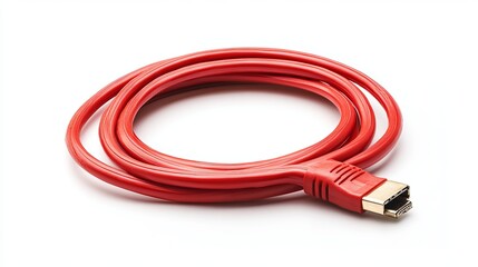 Jumper Cable Isolated on White Background
