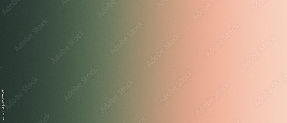 Aufkleber gradient color background with soft tones of green and peach, abstract texture design for websites, 