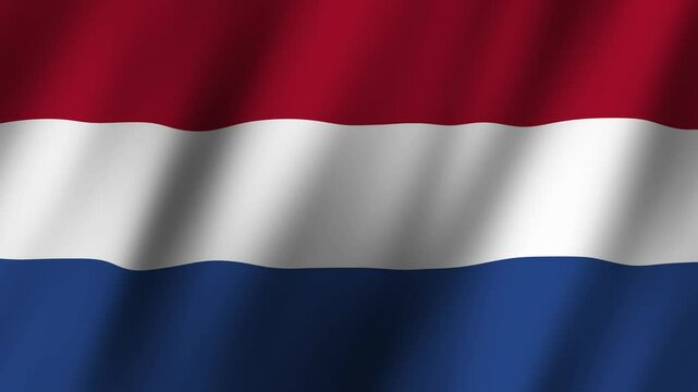 Celebration of Dutch culture with a vibrant flag display during a festive event in the Netherlands