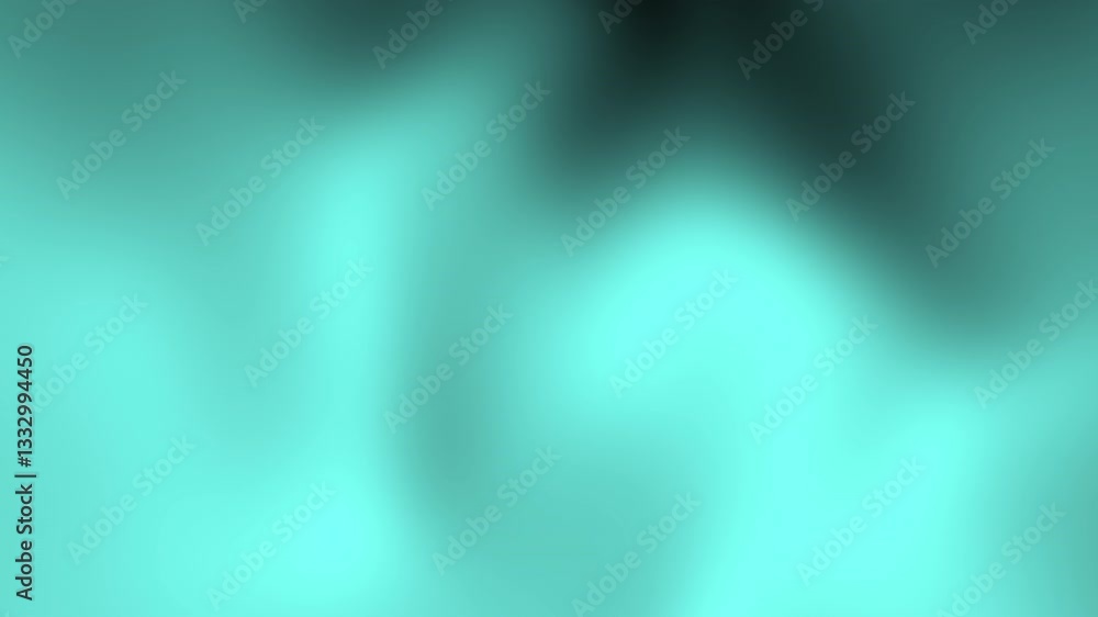 Poster a smooth, abstract gradient featuring shades of turquoise and black, creating a calming and ethereal