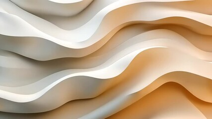 Abstract wavy patterns in warm tones create a serene backdrop for design and artistic projects
