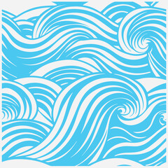  Waves, swirl, twirl pattern