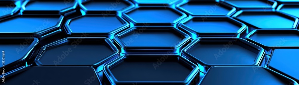 Poster sleek minimalist tech grid texture with smooth surfaces in blue tones for modern design concepts