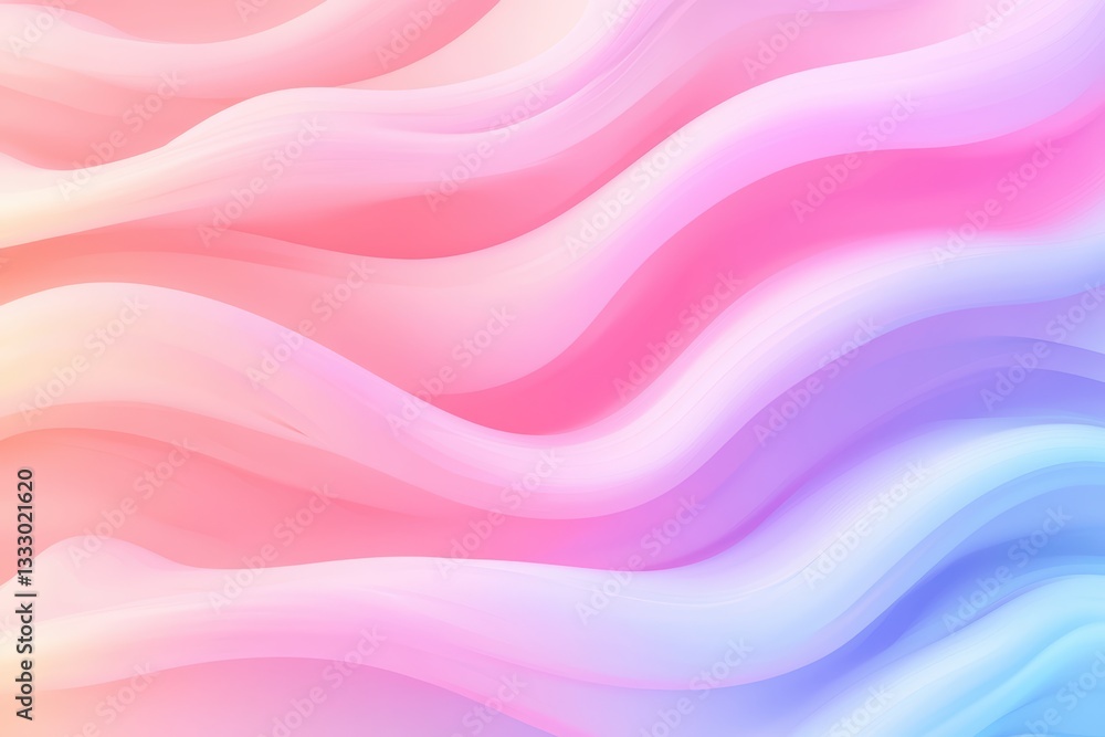Poster soft pastel gradient texture with smooth flowing waves for creative concepts and designs