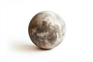 Ball isolated on white background, full depth of field