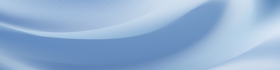Abstract soft blue flowing wave background.