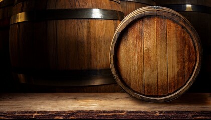 Fototapeta premium background of barrel