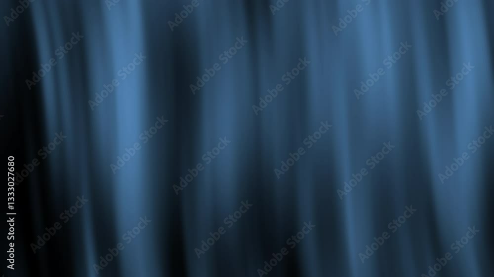 Poster an abstract, flowing image showcasing shades of deep blue with smooth, wavy textures creating a calm