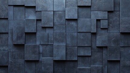 dark blue background with a repeating square pattern and highlights, creating a textured geometric effect perfect for technology concepts, product displays, and modern mockups