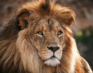Fototapeta premium portrait of a lion
