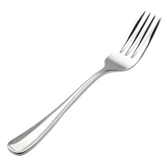 fork on white background