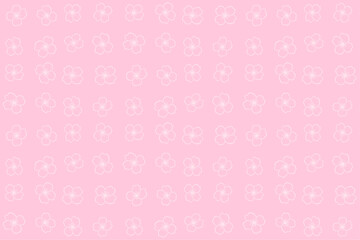 桜の花の背景、ピンク、パターン、シームレス、壁紙