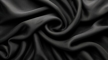 Obraz premium Explore the rich texture of black felt fabric, perfect for adding depth and elegance to any design project.