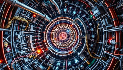 Obraz premium Technological Vortex of Light