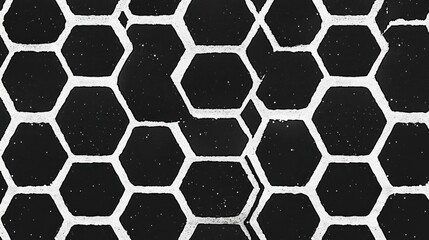 Obraz premium Abstract Hexagonal Pattern