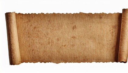 old brown paper texture isolated on white background