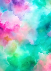 Fototapeta premium abstract watercolor background with clouds