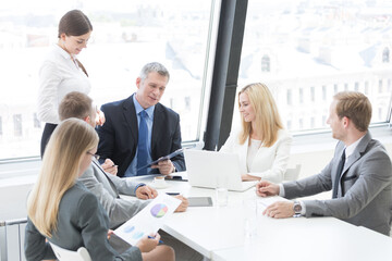 Business people meeting in office