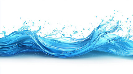 Flowing blue waves with dynamic liquid motion, layered with vibrant gradients-3