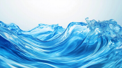 Flowing blue waves with dynamic liquid motion, layered with vibrant gradients-1