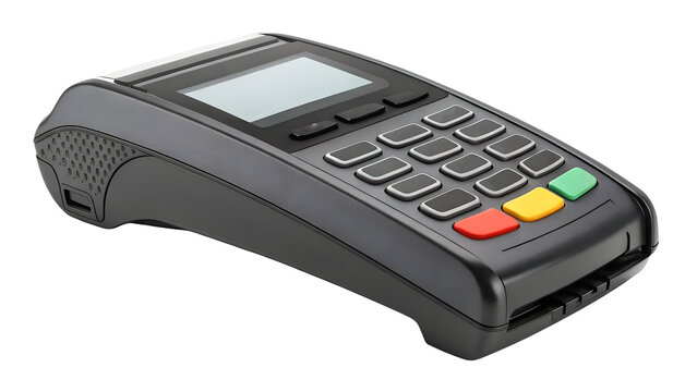 Modern Wireless Payment Terminal Device Secure Transaction Technology pos card debit black credit   