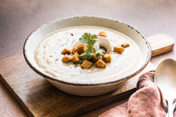 roasted portobello mushroom soup