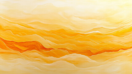 Subtle layered waves of yellow and orange with soft white highlights-2
