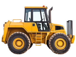 Heavy equipment operation construction site vehicle image urban environment side view industrial concept