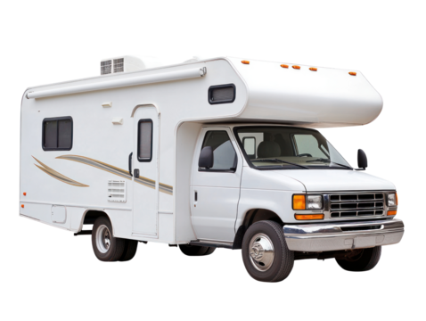 Exploring adventure in a camper van outdoors travel photography natural landscape wide-angle view freedom concept