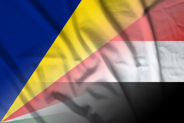 Seychelles and Yemen government flag transborder relations YEM SYC