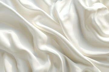 Obraz premium Clean White Textile Background with Ample Text Space